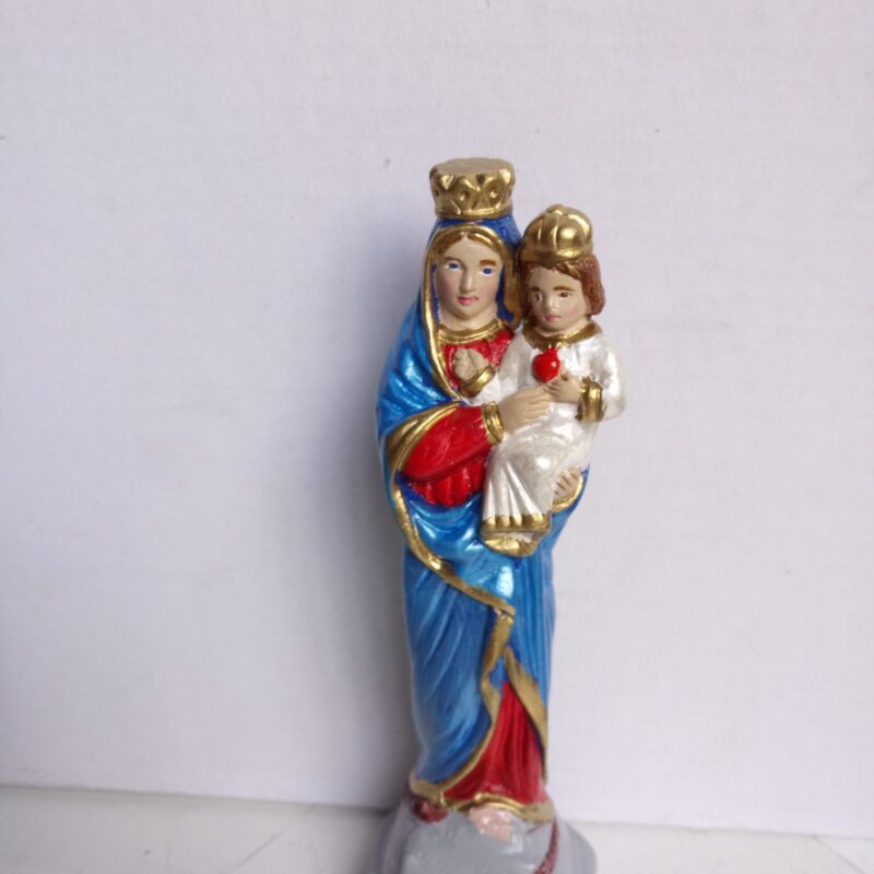 Nossa Senhora do Sagrado Coração - Pintura Metalizada